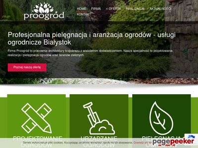 Projekty ogrodów Białystok